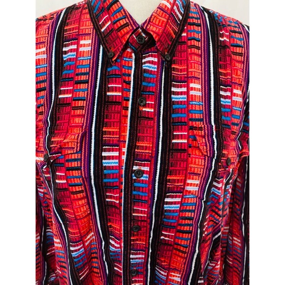 Mens size large  Mesa Men's Button-Down Shirt Multicolor Long Sleeve Size Large - Picture 3 of 8